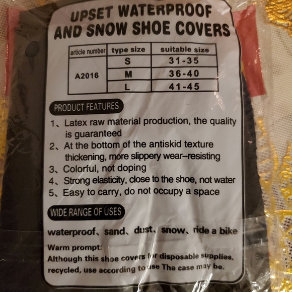 Water proff show cover,never  use - Picture 3 of 3